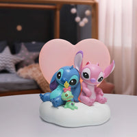 Figura luminosa de Stitch, Angel y Scrump