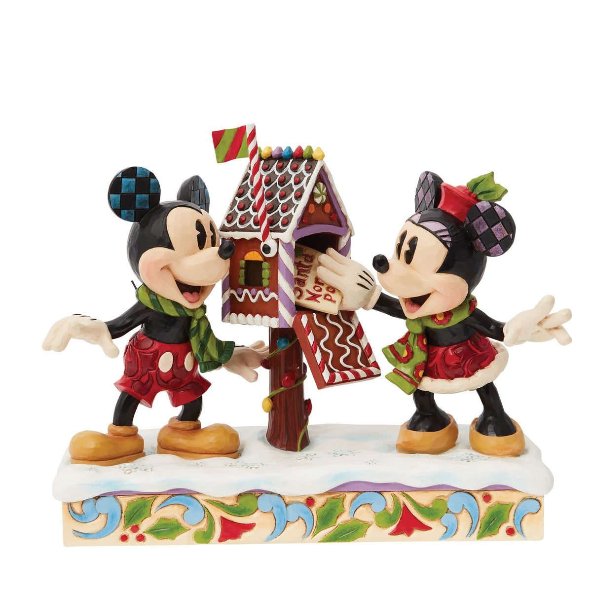 Figura Mickey y Minnie: Carta para Santa