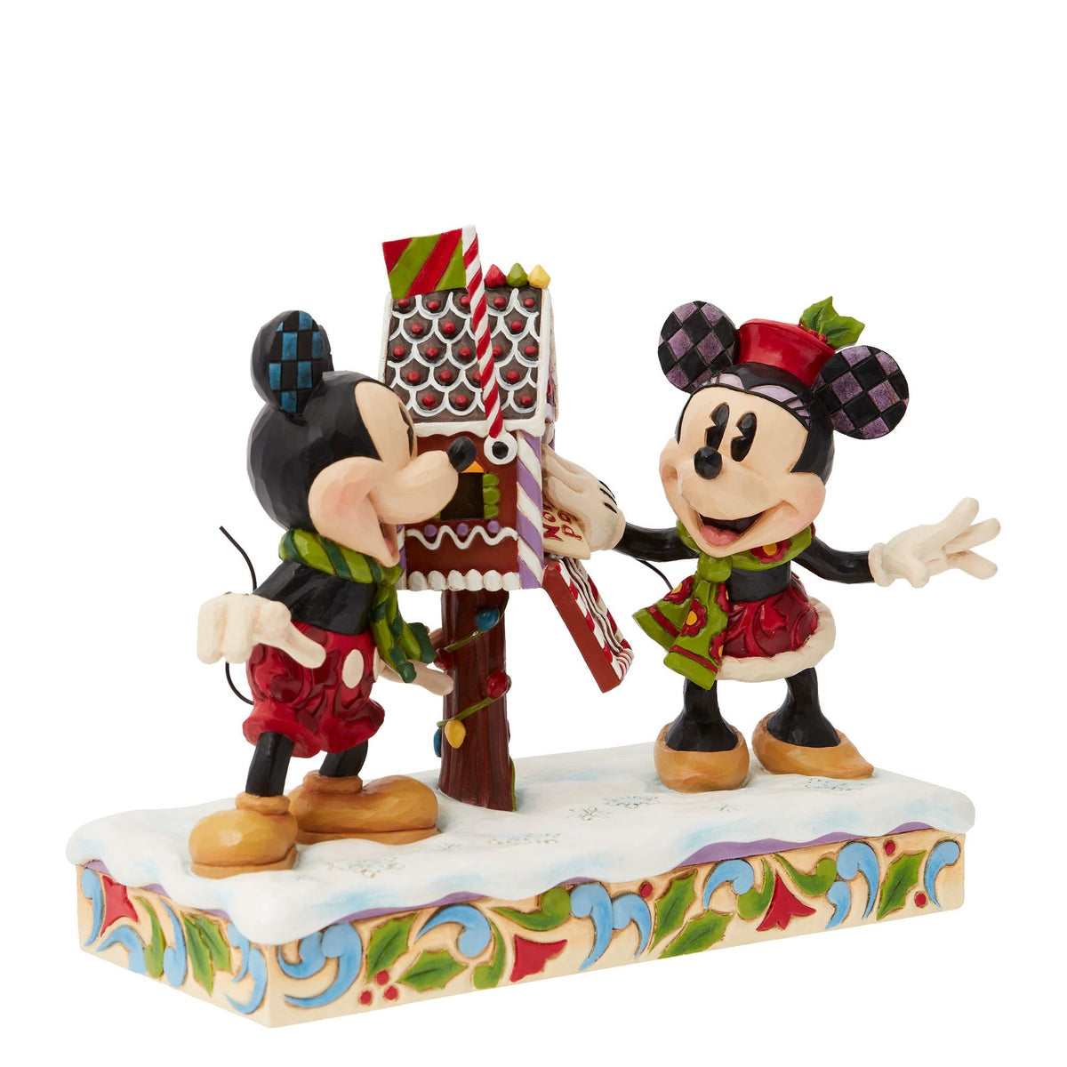 Figura Mickey y Minnie: Carta para Santa