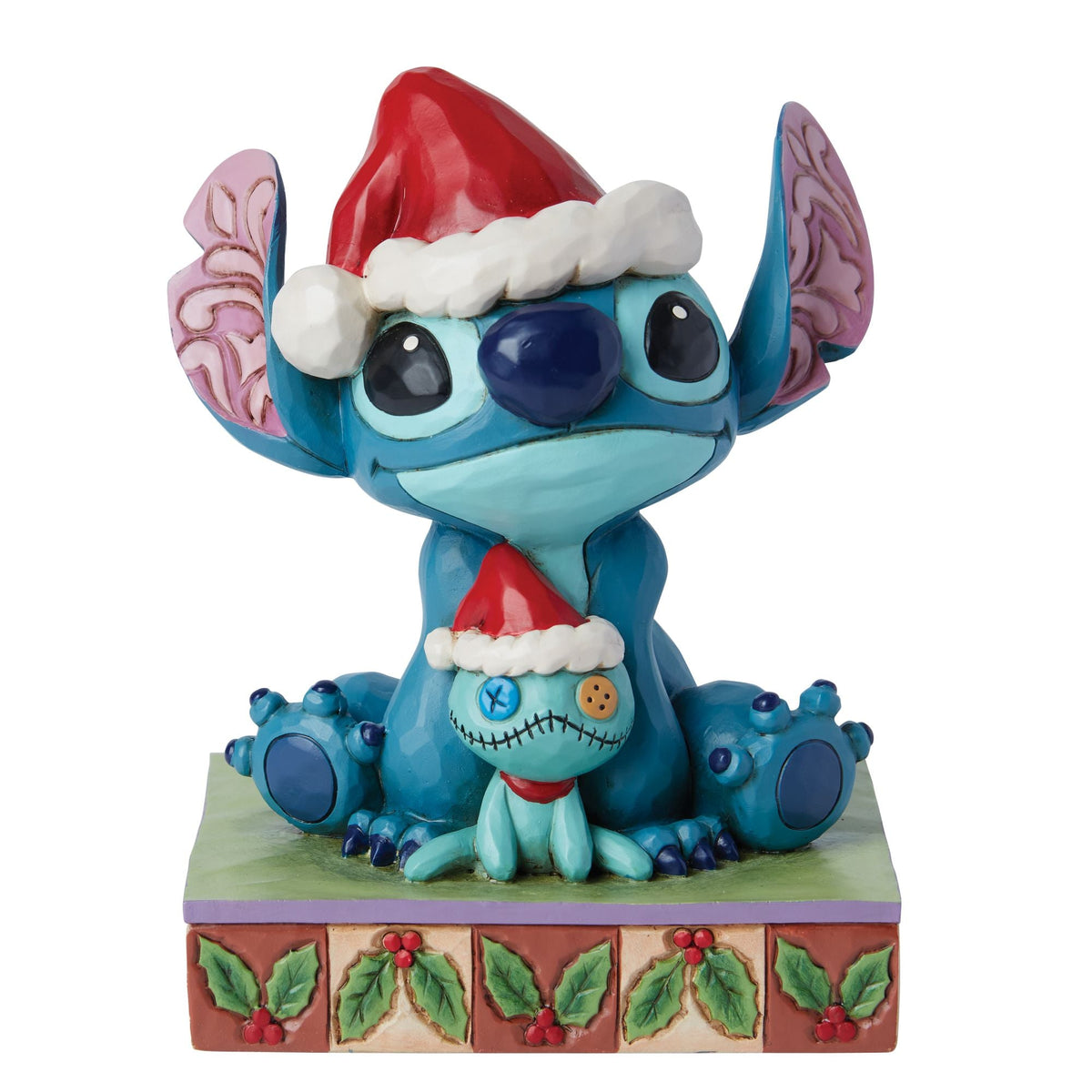 Figura navideña de Stitch y Scrump – Disney Traditions