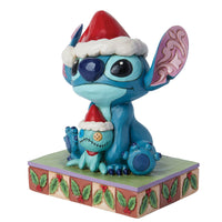 Figura navideña de Stitch y Scrump – Disney Traditions