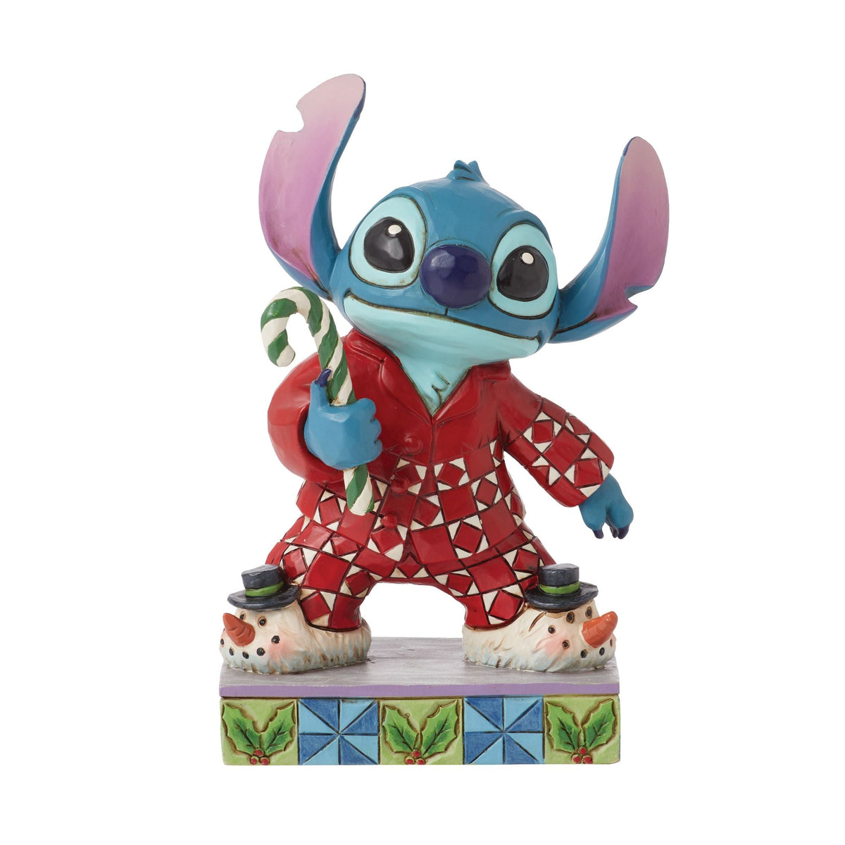 Stitch con pijama navideño | Figura Disney Traditions