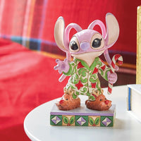 Figura Angel con pijama navideña - Disney Traditions