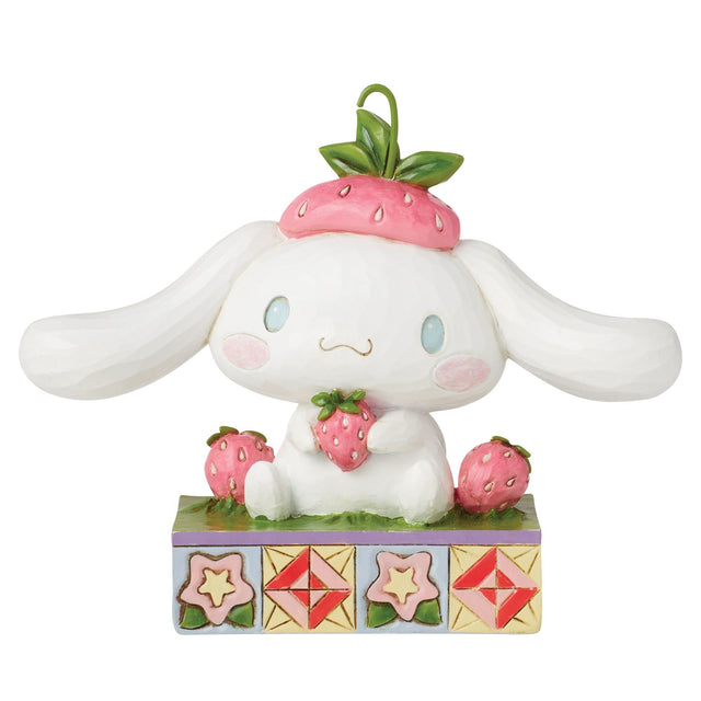 Figura Cinnamoroll con frutillas | Sanrio by Jim Shore
