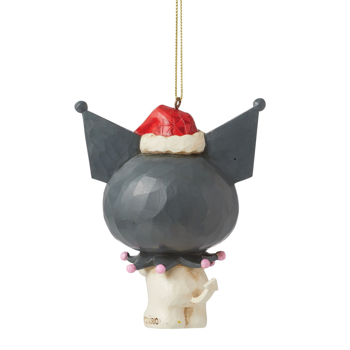 Adorno colgante de Kuromi con gorro de Santa