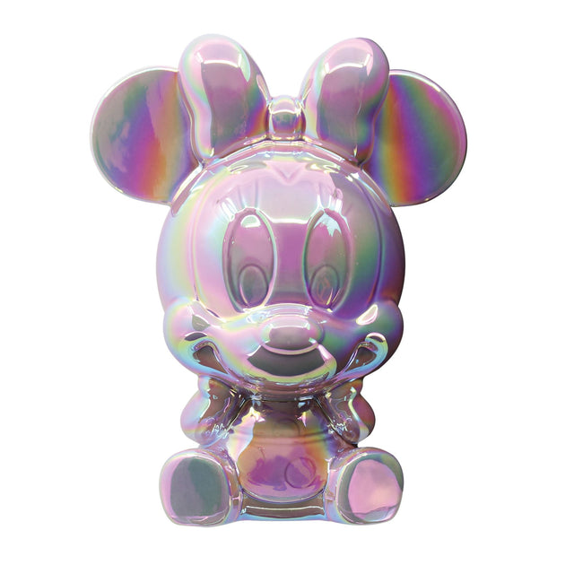 Alcancía de cerámica morada Minnie Mouse