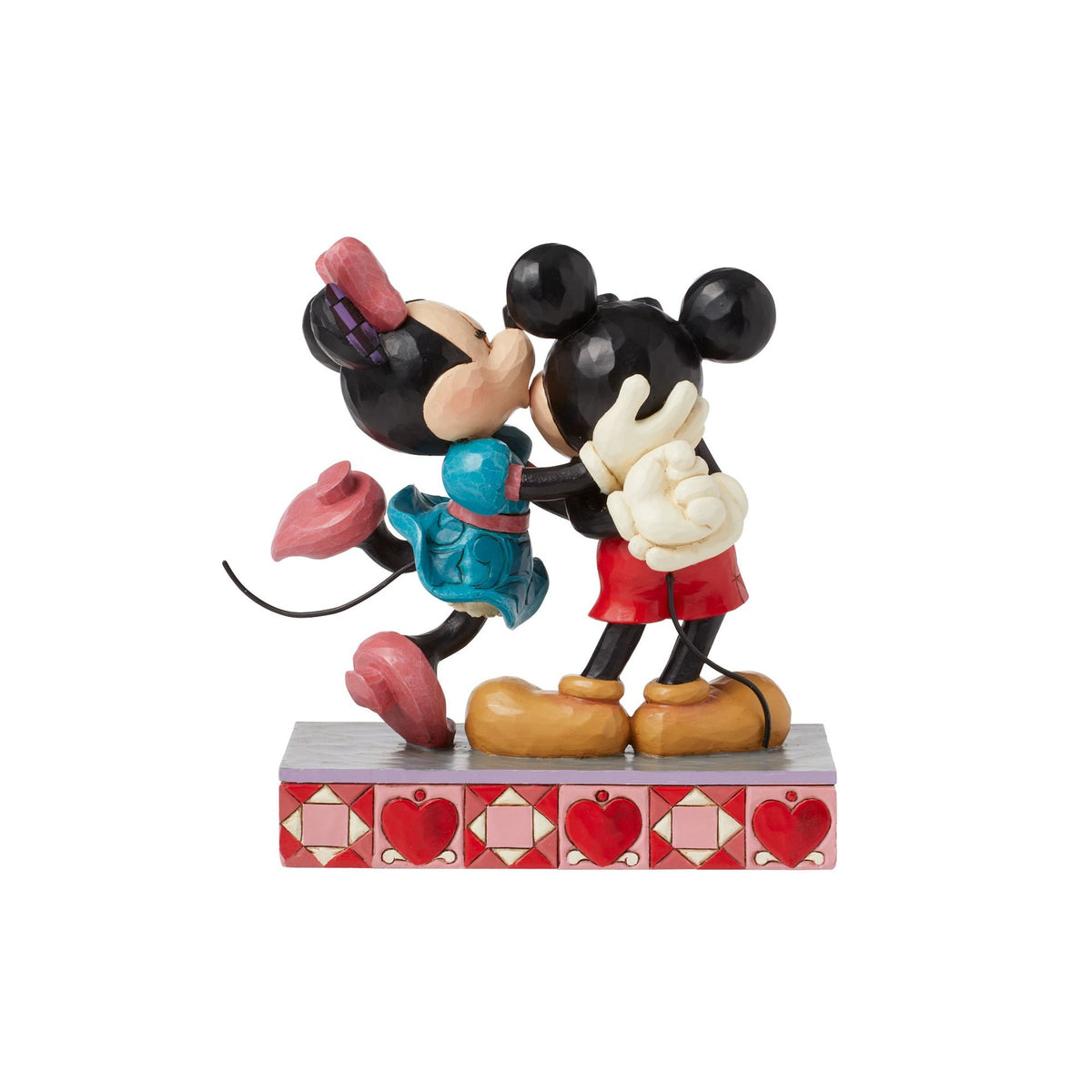 Figura Disney Traditions: Mickey y Minnie con besos