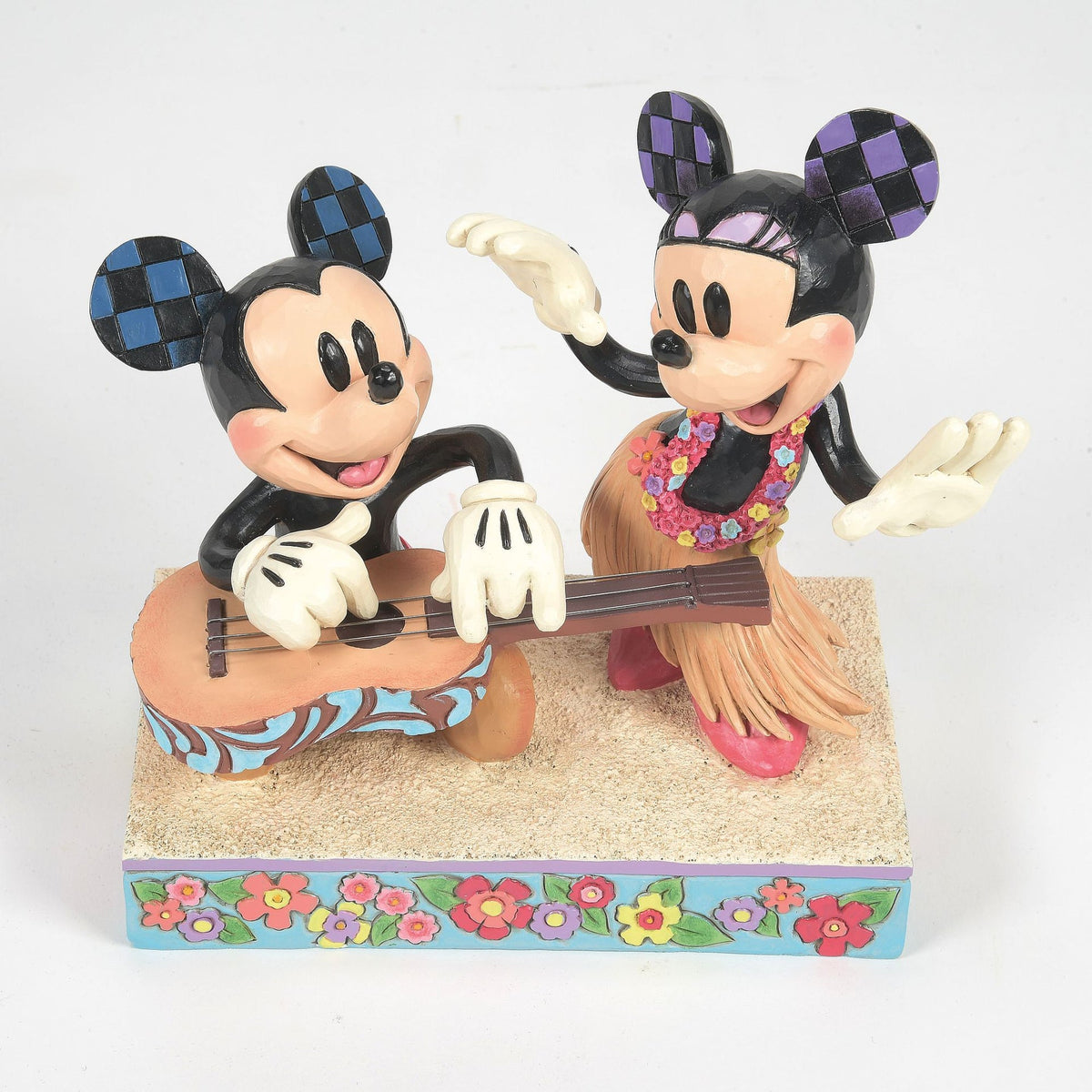 Figura Disney Traditions: Mickey y Minnie en Hawái