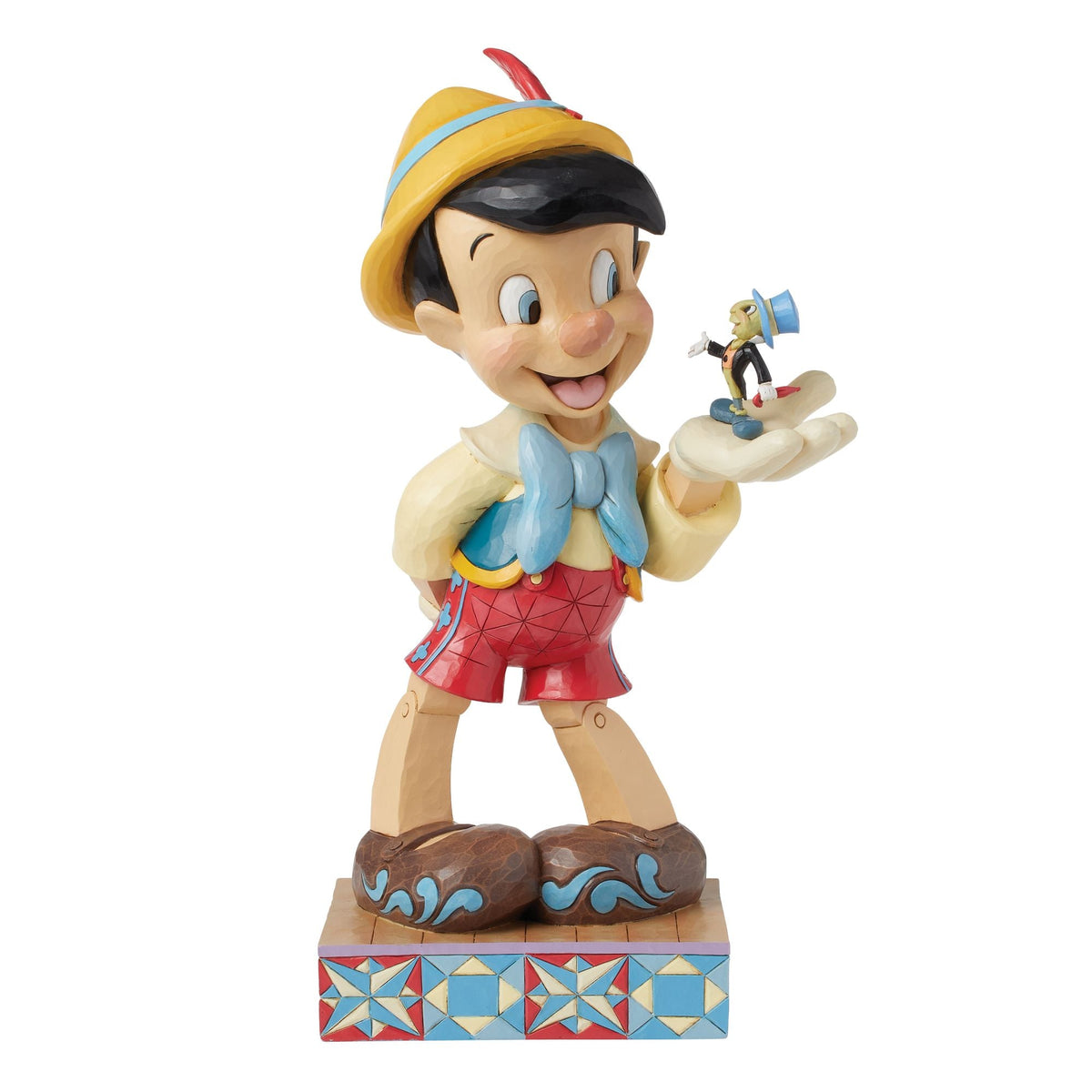 Figura Disney Traditions: Pinocho y Pepito Grillo