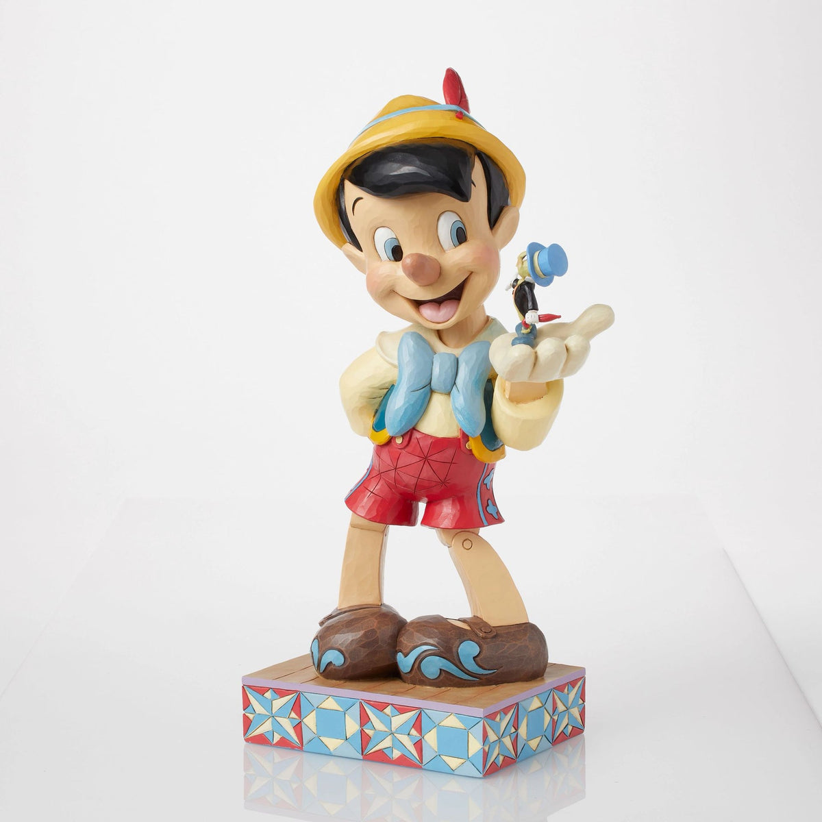 Figura Disney Traditions: Pinocho y Pepito Grillo