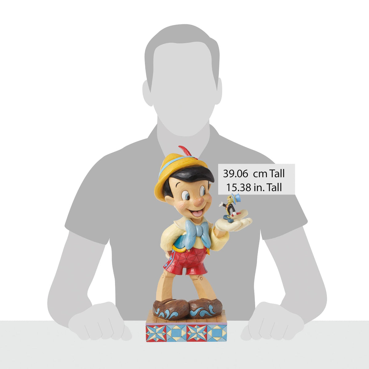 Figura Disney Traditions: Pinocho y Pepito Grillo