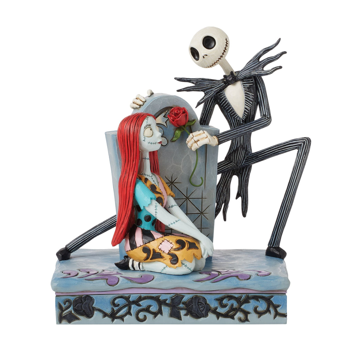 Figura Jack y Sally en el cementerio - The Nightmare Before Christmas
