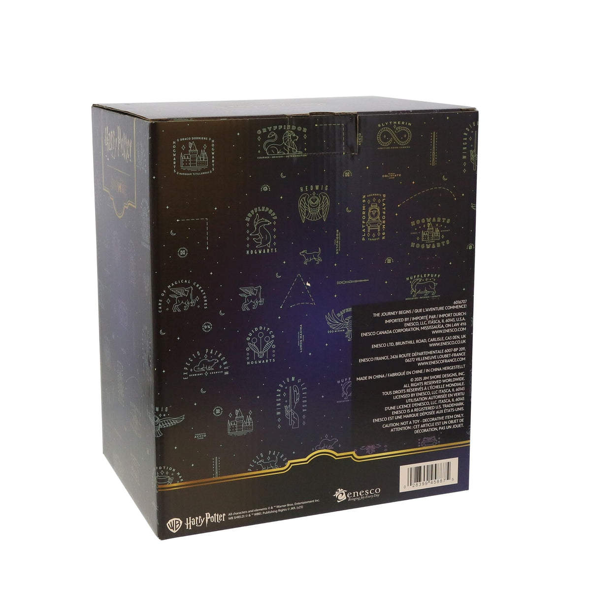 Figura Harry Potter: Trío frente al castillo de Hogwarts