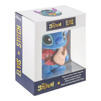 Figura de Stitch como Elvis revestida en tela de rizo