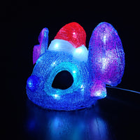 Figura acrílica de Stitch Viejito Pascuero
