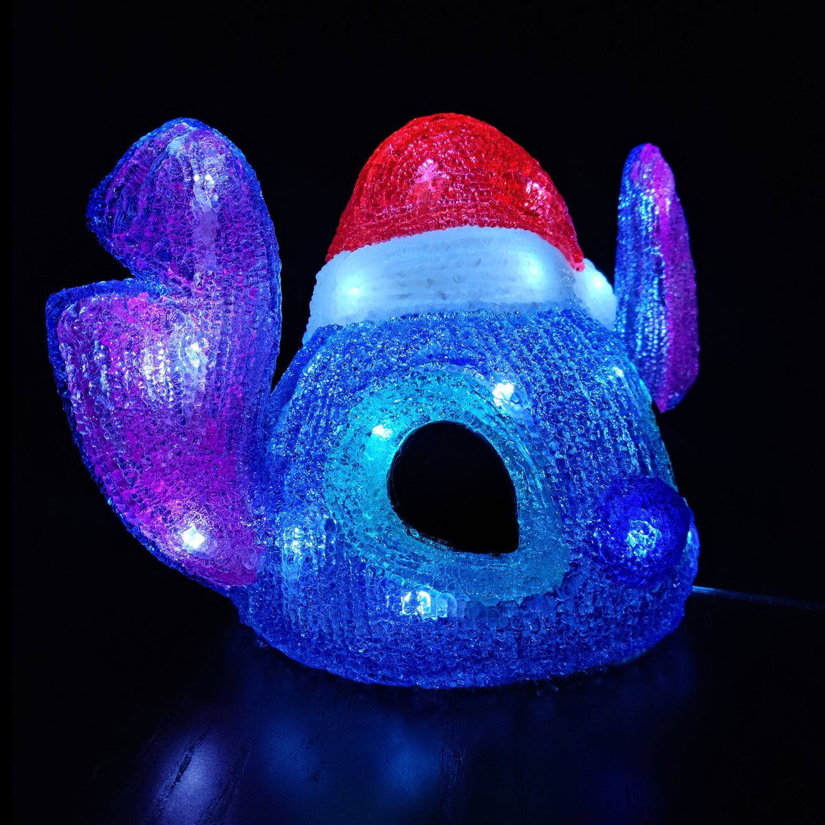 Figura acrílica de Stitch Viejito Pascuero