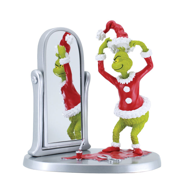 Figura con espejo del Grinch