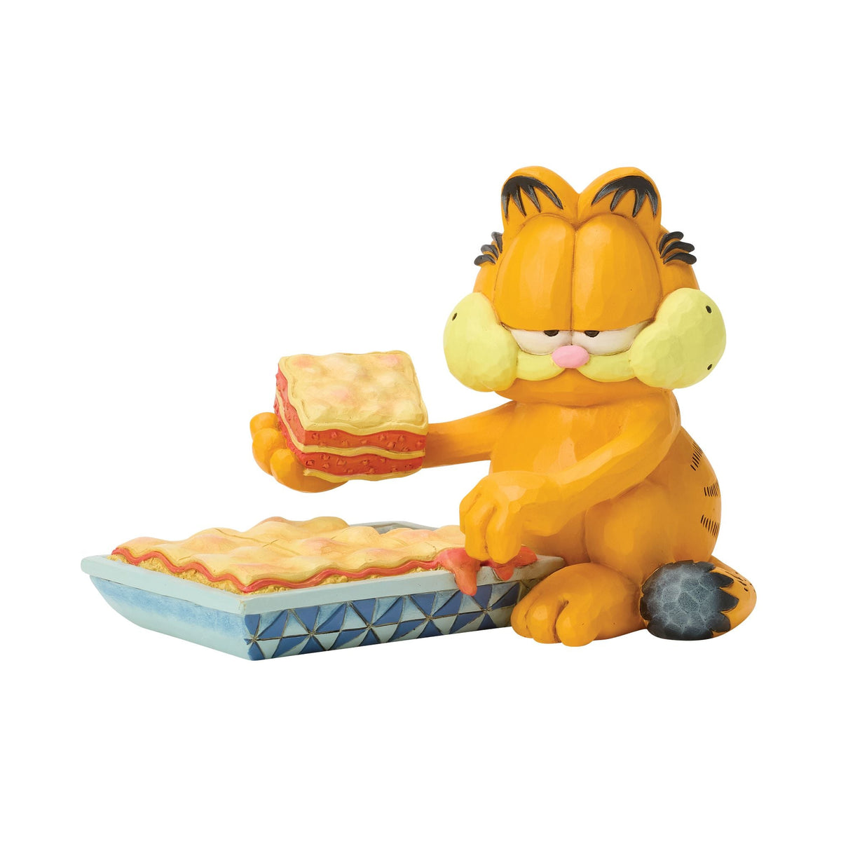 Garfield con una porción de lasaña | Figura
