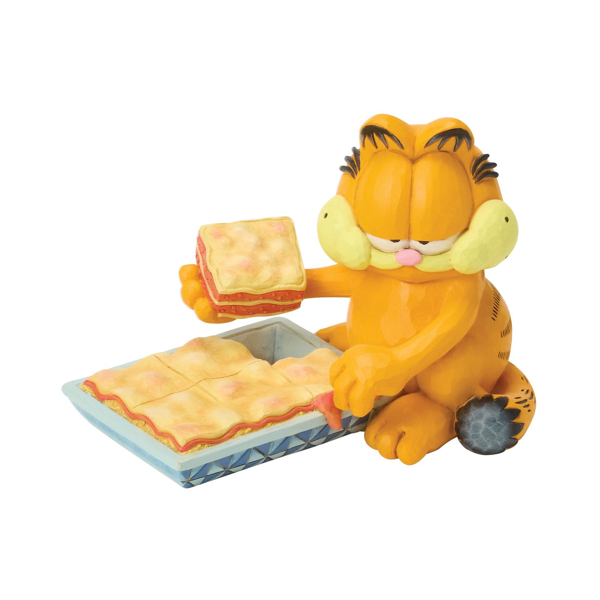 Garfield con una porción de lasaña | Figura