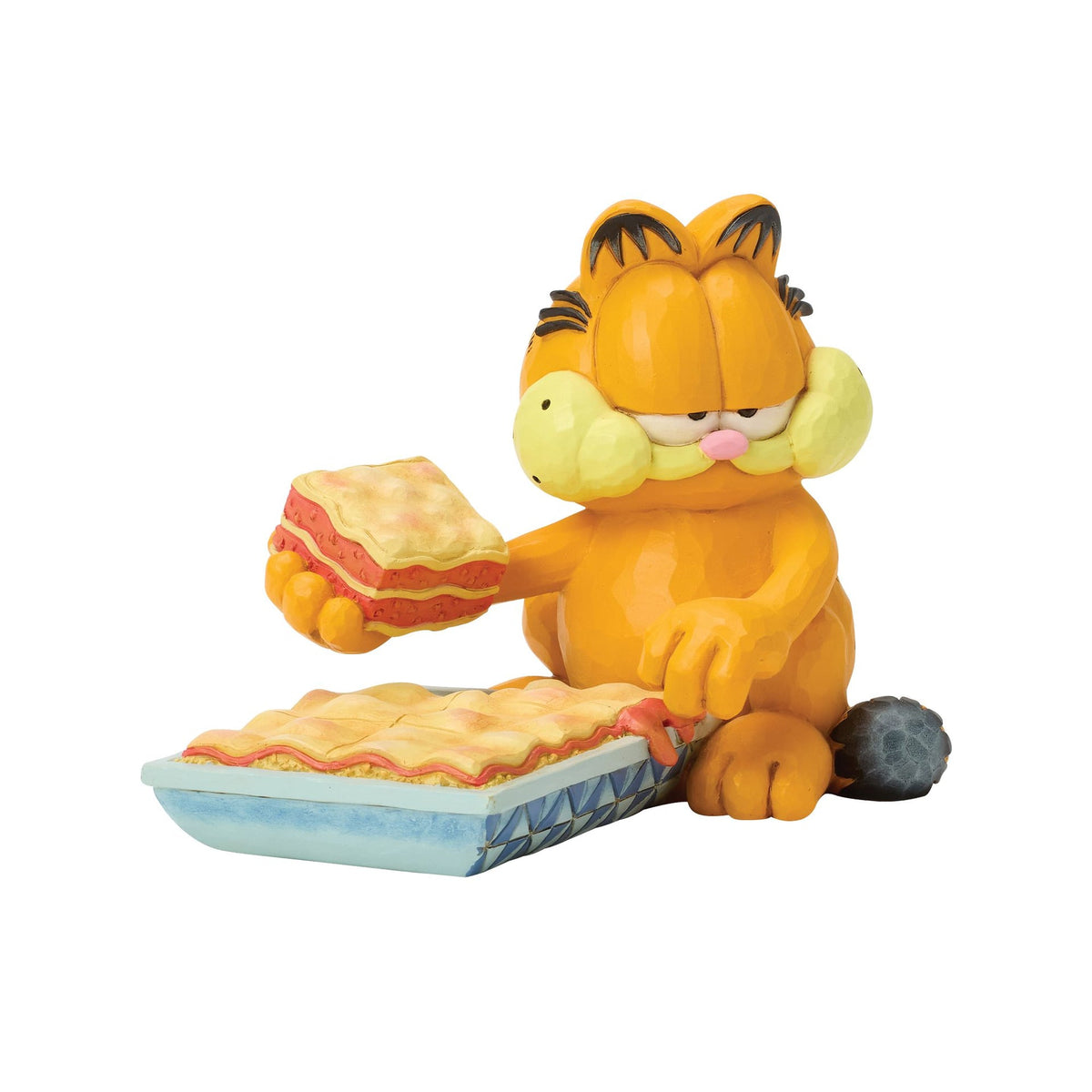 Garfield con una porción de lasaña | Figura