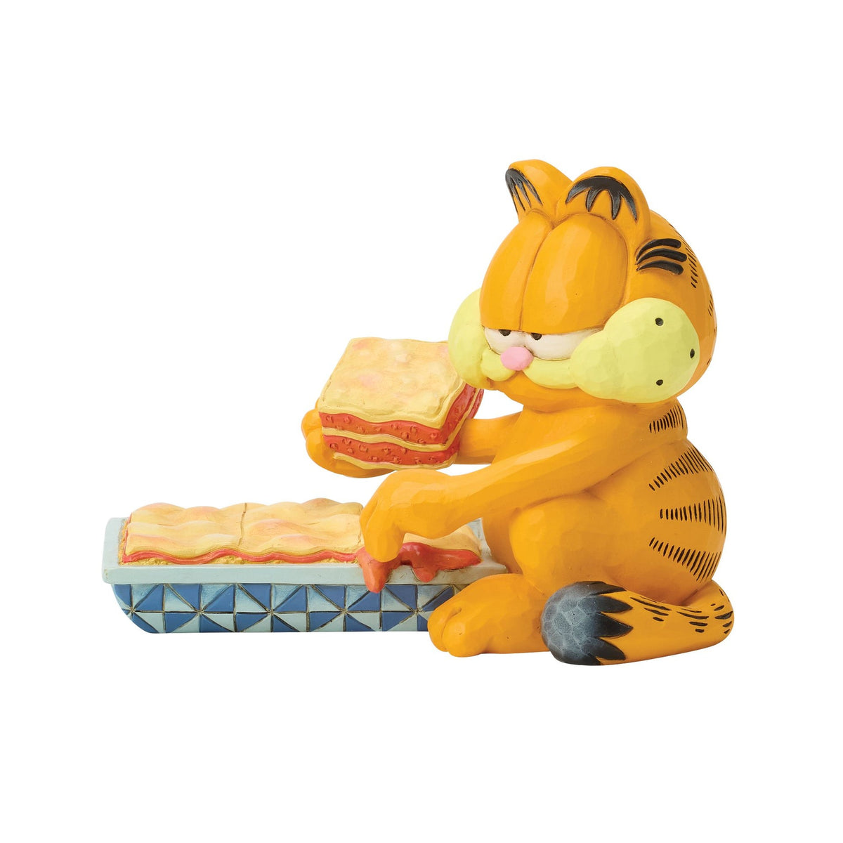 Garfield con una porción de lasaña | Figura