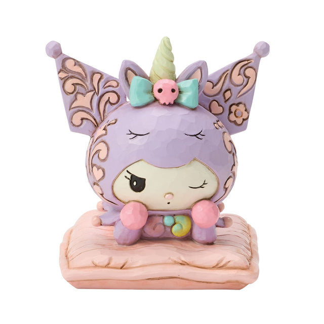 Figura Kuromi con traje de unicornio - Sanrio