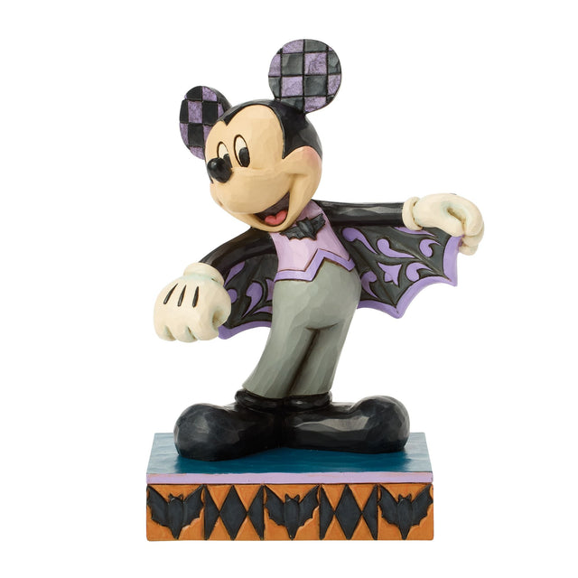 Figura de Mickey Mouse con disfraz de murciélago