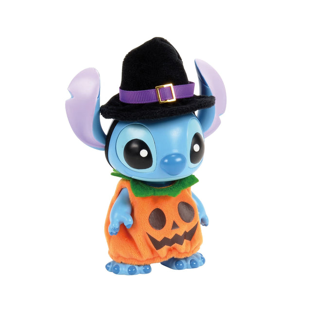 Figura de Stitch con disfraz de calabaza