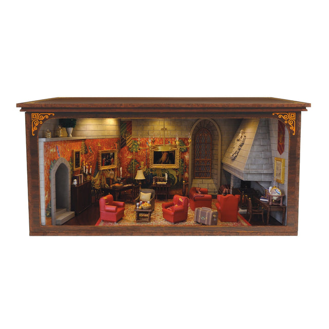 Harry Potter: Sala común de Gryffindor iluminada