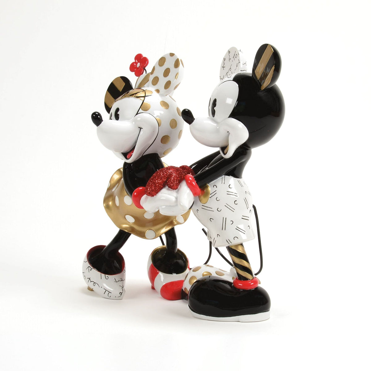 Figura Disney Britto: Mickey y Minnie, toque de Midas