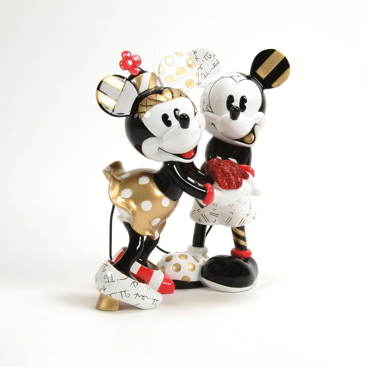 Figura Disney Britto: Mickey y Minnie, toque de Midas