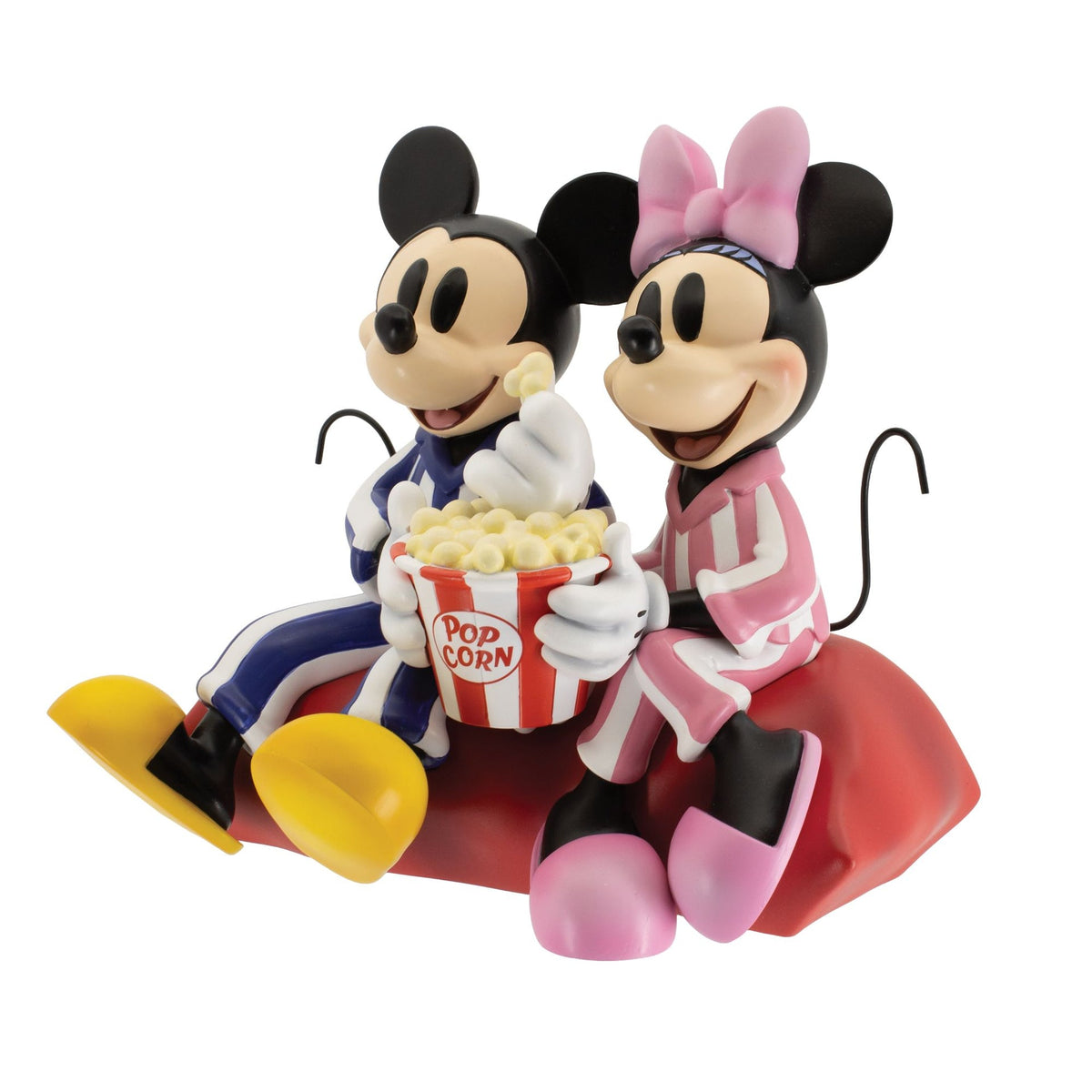 Figura de Mickey y Minnie en pijama