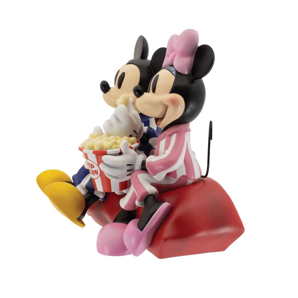 Figura de Mickey y Minnie en pijama