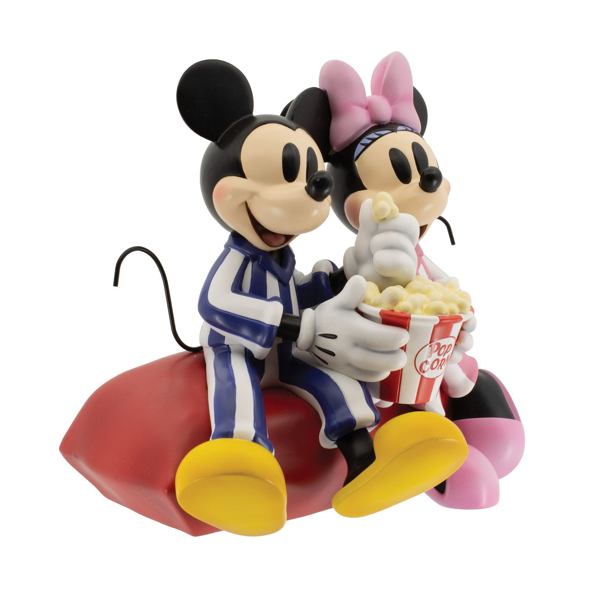 Figura de Mickey y Minnie en pijama