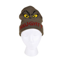 Gorro reversible del Grinch Travieso/Bueno