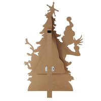 Decoración: el árbol del Grinch y Max