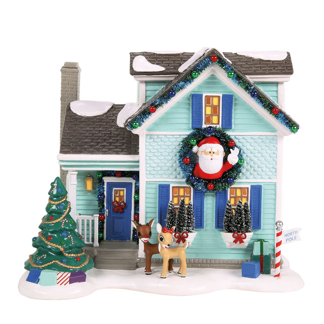 Casa de Rudolph iluminada | Original Snow Village