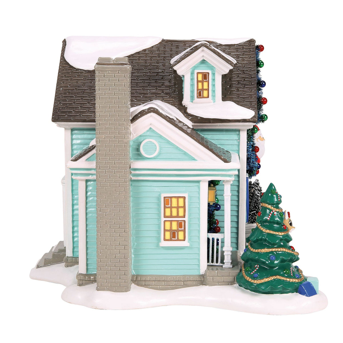 Casa de Rudolph iluminada | Original Snow Village