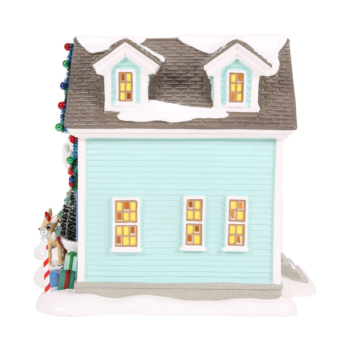 Casa de Rudolph iluminada | Original Snow Village