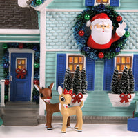 Casa de Rudolph iluminada | Original Snow Village