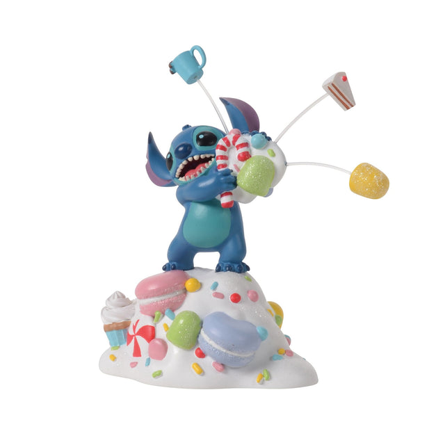 Figura de pueblo navideño Stitch y dulces