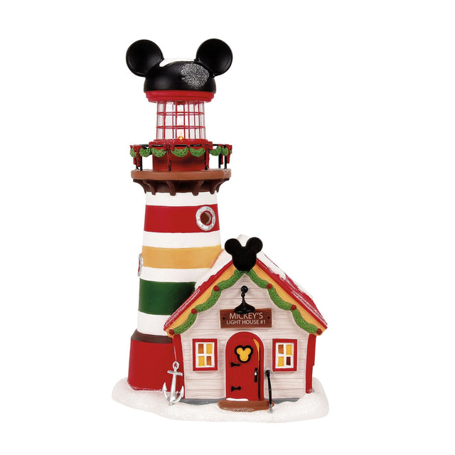 Disney Village: Faro iluminado en guardia por Papá Noel