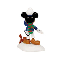 Figura Disney Village: Mickey busca el trineo de Santa