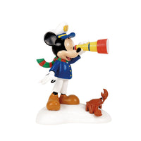 Figura Disney Village: Mickey busca el trineo de Santa