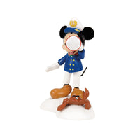 Figura Disney Village: Mickey busca el trineo de Santa
