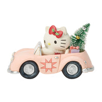 Figura Hello Kitty en auto navideño - Jim Shore