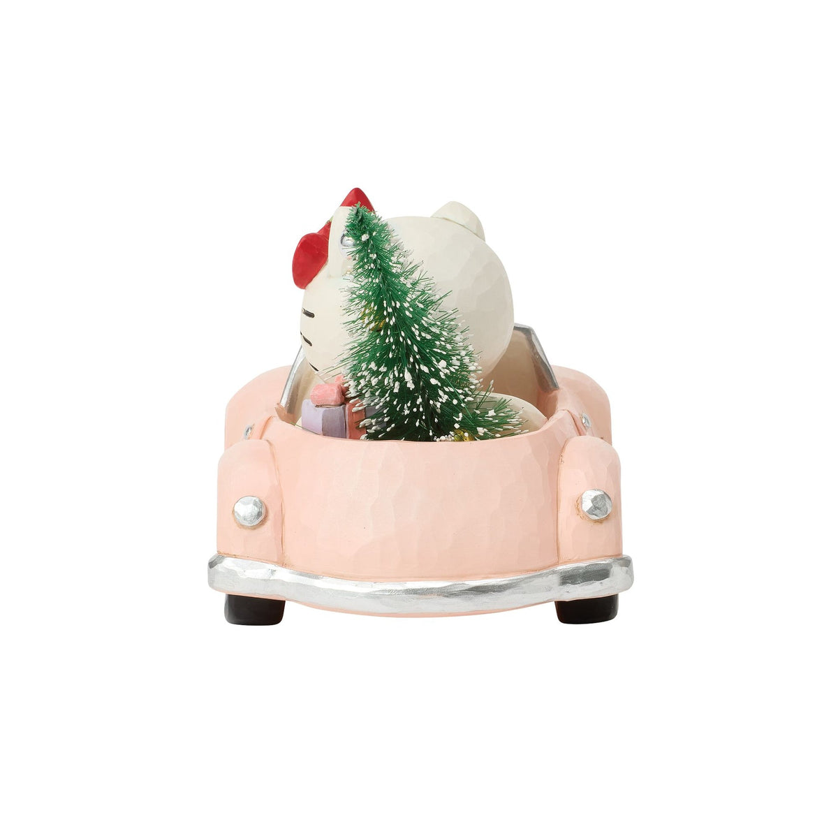 Figura Hello Kitty en auto navideño - Jim Shore