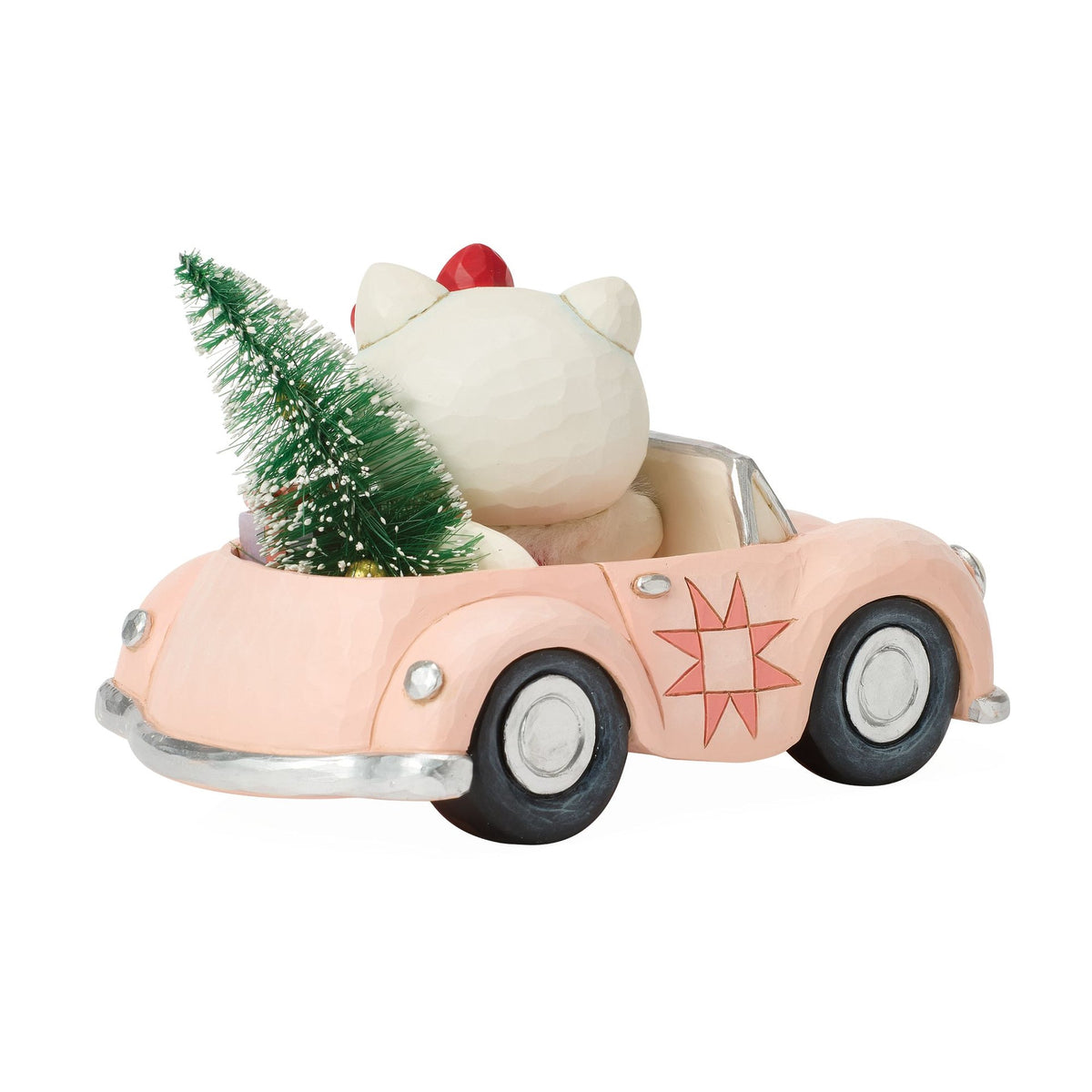Figura Hello Kitty en auto navideño - Jim Shore