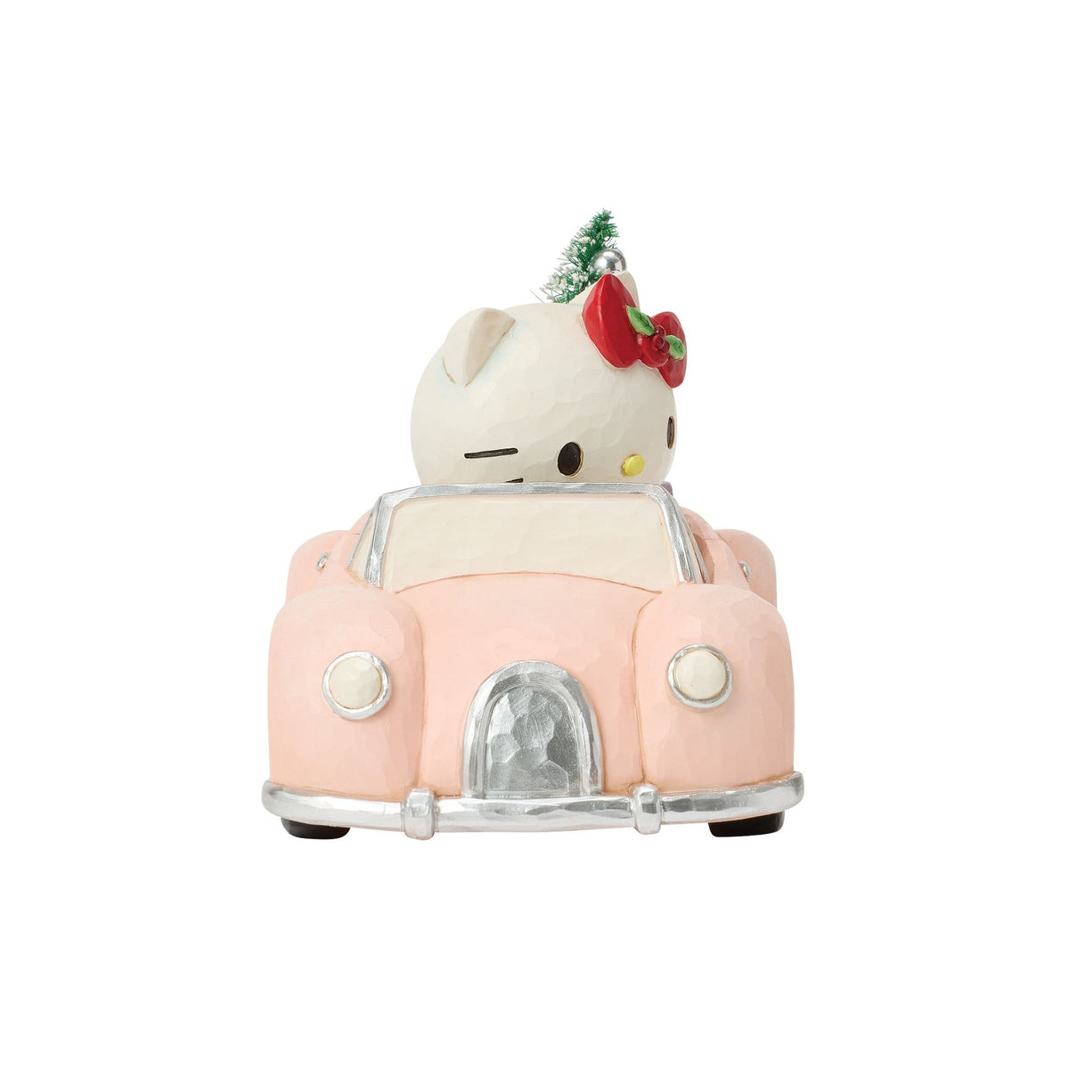 Figura Hello Kitty en auto navideño - Jim Shore