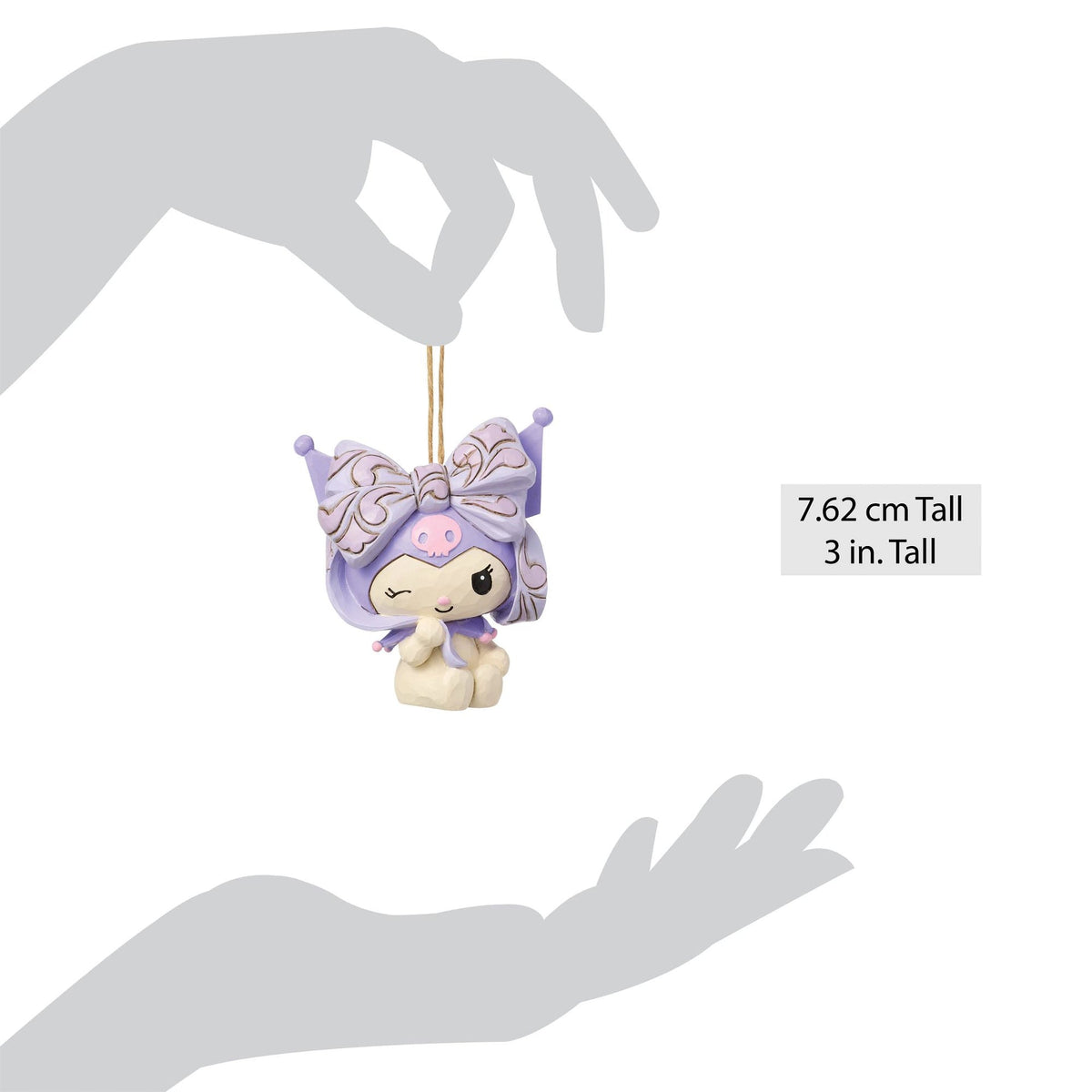Adorno colgante de Kuromi con lazo